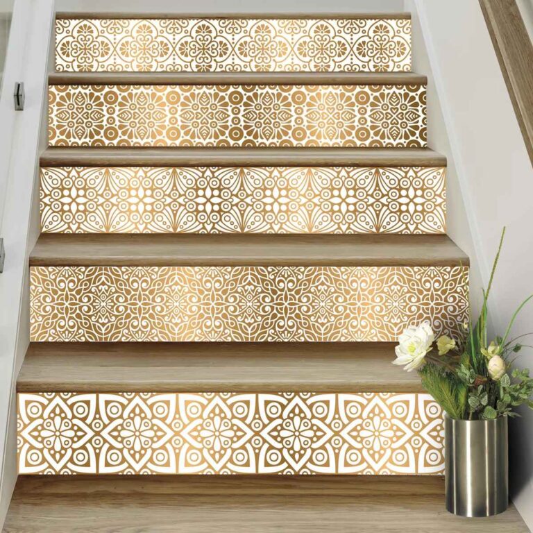 Stair Riser Decals, Peel and Stick Stair Stickers, Vinyl Staircase Decals, Luxury Stair Riser Stickers, Self-Adhesive Stair Decals, Decorative Staircase Vinyl, Tile Pattern Stair Stickers, Removable Staircase Decals, Waterproof Stair Riser Decals, Modern Staircase Vinyl Stickers