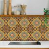 Hand Crafted Tile Stickers | Peel and Stick DIY Stickers | Kitchen Bathroom Floor Wal Stair Vinyl Decals | FREE SHIPPING!