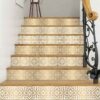 Stair Riser Decals, Peel and Stick Stair Stickers, Vinyl Staircase Decals, Luxury Stair Riser Stickers, Self-Adhesive Stair Decals, Decorative Staircase Vinyl, Tile Pattern Stair Stickers, Removable Staircase Decals, Waterproof Stair Riser Decals, Modern Staircase Vinyl Stickers