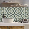 Floor Decals | Kitchen & Bathroom Backsplash Tile Decals | Peel and Stick Wall Tile Stickers