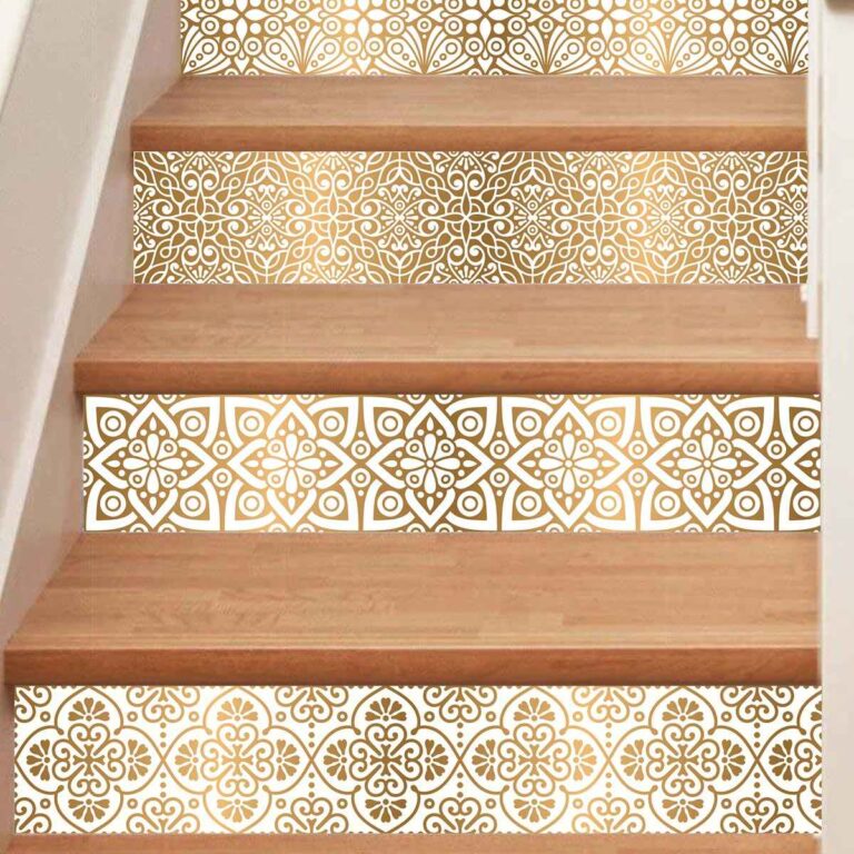 Stair Riser Decals, Peel and Stick Stair Stickers, Vinyl Staircase Decals, Luxury Stair Riser Stickers, Self-Adhesive Stair Decals, Decorative Staircase Vinyl, Tile Pattern Stair Stickers, Removable Staircase Decals, Waterproof Stair Riser Decals, Modern Staircase Vinyl Stickers