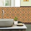 vintage tile stickers, retro tile stickers, tile stickers retro, tile stickers vintage, tile stickers to cover old tiles, retro kitchen tile stickers, antique mirror tile stickers, vintage tile transfers, vintage pattern tile stickers