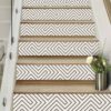 Bathroom Kitchen Wall Floor Tile Vinyl Decals. White Black Seamless Design, Upgrade with Peel and Stick Tile Stickers | Waterproof & Removable