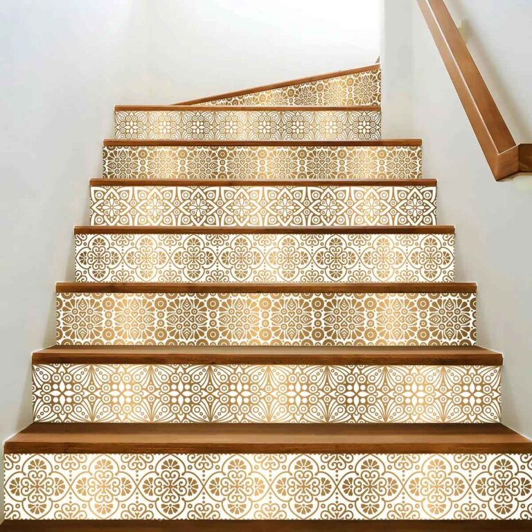 Stair Riser Decals, Peel and Stick Stair Stickers, Vinyl Staircase Decals, Luxury Stair Riser Stickers, Self-Adhesive Stair Decals, Decorative Staircase Vinyl, Tile Pattern Stair Stickers, Removable Staircase Decals, Waterproof Stair Riser Decals, Modern Staircase Vinyl Stickers