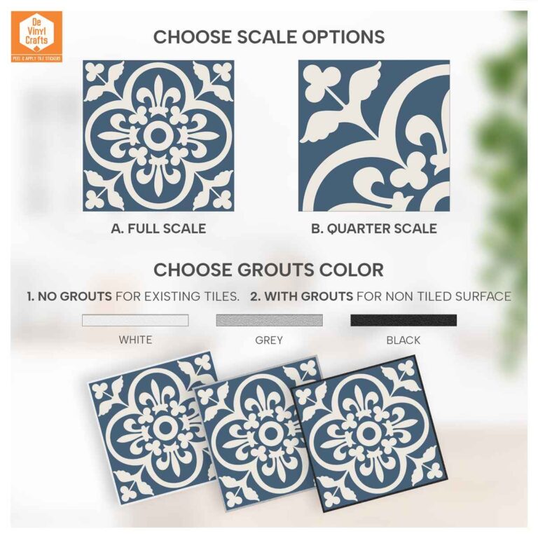 Backsplash Tile Stickers | Stair Decals | Peel and Stick Kitchen Bathroom Floor Wall Tile Stickers | FREE SHIPPING!
