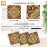 Hand Crafted Tile Stickers | Peel and Stick DIY Stickers | Kitchen Bathroom Floor Wal Stair Vinyl Decals | FREE SHIPPING!