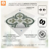 Floor Decals | Kitchen & Bathroom Backsplash Tile Decals | Peel and Stick Wall Tile Stickers
