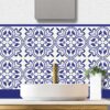 Blue Ceramic Tile Decals, Blue Moroccan Tile Decals, Blue Peel and Stick Tile Decals, Blue Vinyl Floor Tile Stickers, Blue Self-Adhesive Tile Stickers, Blue Mosaic Tile Stickers, Blue and White Tile Stickers, Blue Tile Backsplash Stickers, Blue Wall Tile Decals, Blue Patterned Tile Stickers