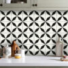 black luxury vinyl flooring, black tile vinyl for walls, peel and stick black luxury tile, black tile vinyl decals, DIY black tile vinyl flooring, modern black vinyl tiles, black adhesive floor tiles, easy install black vinyl tiles, durable black tile stickers, black waterproof tile vinyl