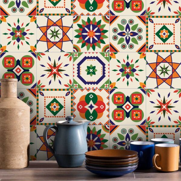 modern kitchen art wall decor, vintage peel and stick floor tile, vintage tile stickers, peel & stick tiles, kitchen wall stickers, kitchen tile stickers, wall tile stickers, flower decals, amazon wall decals,
