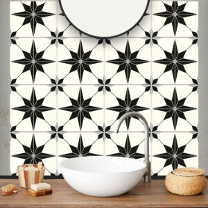 renter friendly decor, renter friendly wall decor, rental apartment bathroom decorating ideas, temporary wall ideas for renters, rental home decor, diy wall stickers, peel and stick floor tile, peel and stick flooring, self stick floor tiles, stickable floor tiles, tile vinyls