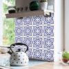 Blue Ceramic Tile Decals, Blue Moroccan Tile Decals, Blue Peel and Stick Tile Decals, Blue Vinyl Floor Tile Stickers, Blue Self-Adhesive Tile Stickers, Blue Mosaic Tile Stickers, Blue and White Tile Stickers, Blue Tile Backsplash Stickers, Blue Wall Tile Decals, Blue Patterned Tile Stickers