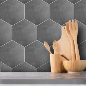 Gray Tile Stickers, Gray Hexagon Tile Decals, Gray Peel and Stick Tiles, Gray Hexagon Peel and Stick Tiles, Gray Self-Adhesive Tile Stickers, Gray Vinyl Tile Decals, Gray Hexagon Vinyl Tile Stickers, Gray Removable Tile Stickers, Gray Hexagon Wall Decals, Gray Hexagon Floor Sticker