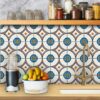 modern kitchen art wall decor, vintage peel and stick floor tile, vintage tile stickers, peel & stick tiles, kitchen wall stickers, kitchen tile stickers, wall tile stickers, flower decals, amazon wall decals,