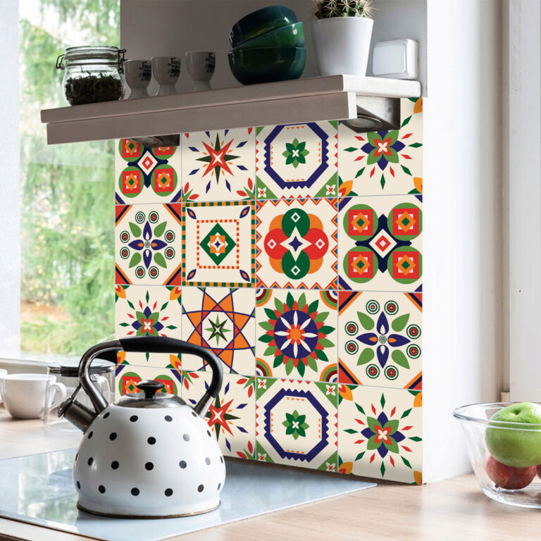 modern kitchen art wall decor, vintage peel and stick floor tile, vintage tile stickers, peel & stick tiles, kitchen wall stickers, kitchen tile stickers, wall tile stickers, flower decals, amazon wall decals,