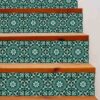 Stair Strip Backsplash, Stair case Tile Decals, Green Tile, Stickers For Tile Backsplash, Decals For Tile Backsplash, Tile Decals , Vintage Flower Stickers stairs, Stair Riser Decals, Peel and Stick Stair Stickers, Vinyl Staircase Decals, Luxury Stair Riser Stickers, Self-Adhesive Stair Decals, Decorative Staircase Vinyl, Tile Pattern Stair Stickers, Removable Staircase Decals, Waterproof Stair Riser Decals, Modern Staircase Vinyl Stickers