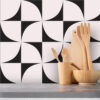 Vintage Floral Tile Backsplash, Retro Kitchen Tile Designs, Floral Patterned Backsplash Tiles, Mid-Century Modern Kitchen Tiles, Antique Flower Tile Backsplash, Classic Floral Ceramic Tiles, Vintage-Inspired Kitchen Backsplash, Retro Flower Tile Stickers, Floral Peel-and-Stick Backsplash,