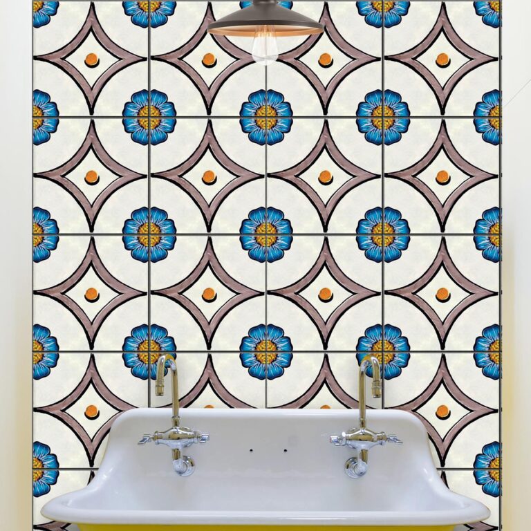 modern kitchen art wall decor, vintage peel and stick floor tile, vintage tile stickers, peel & stick tiles, kitchen wall stickers, kitchen tile stickers, wall tile stickers, flower decals, amazon wall decals,
