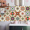 modern kitchen art wall decor, vintage peel and stick floor tile, vintage tile stickers, peel & stick tiles, kitchen wall stickers, kitchen tile stickers, wall tile stickers, flower decals, amazon wall decals,