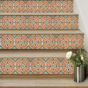 Stair Riser Decals, Peel and Stick Stair Stickers, Vinyl Staircase Decals, Luxury Stair Riser Stickers, Self-Adhesive Stair Decals, Decorative Staircase Vinyl, Tile Pattern Stair Stickers, Removable Staircase Decals, Waterproof Stair Riser Decals, Modern Staircase Vinyl Stickers