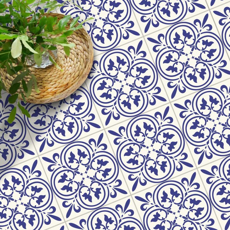 Blue Ceramic Tile Decals, Blue Moroccan Tile Decals, Blue Peel and Stick Tile Decals, Blue Vinyl Floor Tile Stickers, Blue Self-Adhesive Tile Stickers, Blue Mosaic Tile Stickers, Blue and White Tile Stickers, Blue Tile Backsplash Stickers, Blue Wall Tile Decals, Blue Patterned Tile Stickers