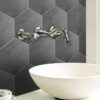 Gray Tile Stickers, Gray Hexagon Tile Decals, Gray Peel and Stick Tiles, Gray Hexagon Peel and Stick Tiles, Gray Self-Adhesive Tile Stickers, Gray Vinyl Tile Decals, Gray Hexagon Vinyl Tile Stickers, Gray Removable Tile Stickers, Gray Hexagon Wall Decals, Gray Hexagon Floor Sticker