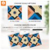 Mediterranean Tile Stickers, Bohemian Tile Decals, Moorish Tile Stickers, Vintage Pattern Tile Decals, Arabesque Tile Stickers, Geometric Tile Decals, Cultural Pattern Tile Stickers, Oriental Tile Decals, Exotic Tile Stickers, Traditional Tile Decals